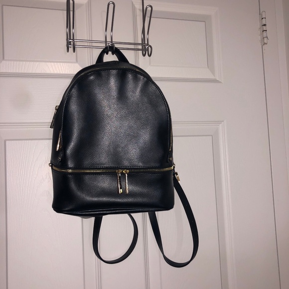 Backpack leather black - Picture 1 of 2